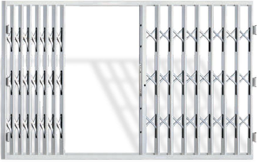 Folding Safety Door (Steel Reinforcement)